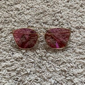 Pink mirrored sunglasses